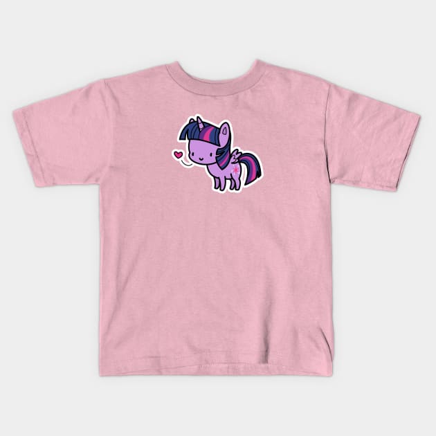 Twilight Sparkle chibi Kids T-Shirt by Drawirm